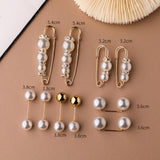 Maxbell 10Pcs Women Brooch Pins Shawl Clips Collar Safety Pin for Clothes