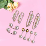 Maxbell 10Pcs Women Brooch Pins Shawl Clips Collar Safety Pin for Clothes
