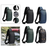 Maxbell Sling Bag for Men with Lock Backpack Handbag for Cycling Camping Travelling Black