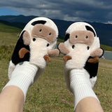 Maxbell Novelty Winter Slippers House Slippers Shoes Women Cozy for Bedroom Home 40-41