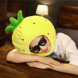 Maxbell Fruits Hat Plush Cartoon Performing Props Funny Comfortable Warm Decorations