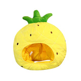 Maxbell Fruits Hat Plush Cartoon Performing Props Funny Comfortable Warm Decorations