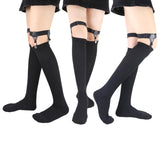 Maxbell Leg Garter Harness Garters Black Garter Belt for Cosplay Costume Accessory Single Clip