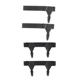 Maxbell Leg Garter Harness Garters Black Garter Belt for Cosplay Costume Accessory Single Clip