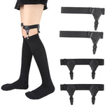Maxbell Leg Garter Harness Garters Black Garter Belt for Cosplay Costume Accessory Single Clip