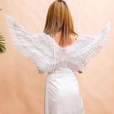 Maxbell Wing Costume Accessory Props Halloween Festival Performance White