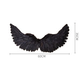 Maxbell Wing Costume Accessory Props Halloween Festival Performance Black