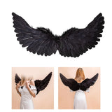 Maxbell Wing Costume Accessory Props Halloween Festival Performance Black