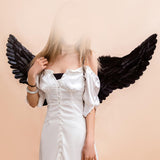 Maxbell Wing Costume Accessory Props Halloween Festival Performance Black