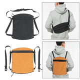 Maxbell Fashion Shoulder Bag Sling Backpack Women Men Fanny Pack Messenger Bag Black