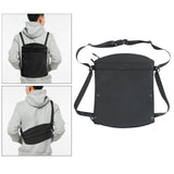 Maxbell Fashion Shoulder Bag Sling Backpack Women Men Fanny Pack Messenger Bag Black