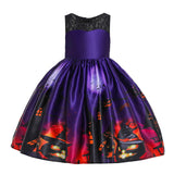 Maxbell Girl Witch Halloween Costume Dress Fancy Dress Cosplay Festival Party Outfit Height 150cm