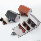 Maxbell Travel Sunglass Organizer Multipurpose Women Men Sunglasses Storage Case Black