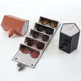 Maxbell Travel Sunglass Organizer Multipurpose Women Men Sunglasses Storage Case Black