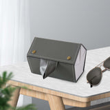 Maxbell Travel Sunglass Organizer Multipurpose Women Men Sunglasses Storage Case Gray