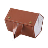 Maxbell Travel Sunglass Organizer Multipurpose Women Men Sunglasses Storage Case Brown