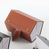 Maxbell Travel Sunglass Organizer Multipurpose Women Men Sunglasses Storage Case Brown