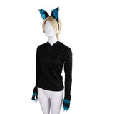 Maxbell Fox Ears Hair Hoop Costume Dress Cosplay Gloves Tail Kids Adult Carnival