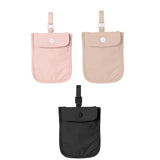 Maxbell hide Washable bra Pouch Credit Cards Wash Bag for Travel Women Black