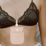 Maxbell hide Washable bra Pouch Credit Cards Wash Bag for Travel Women Skin