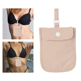 Maxbell hide Washable bra Pouch Credit Cards Wash Bag for Travel Women Skin