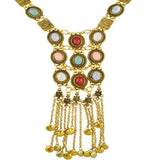 Maxbell Bohemian Pendant Necklace Sweater Chain Vintage Personalized for Women Girls Gold