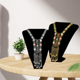 Maxbell Bohemian Pendant Necklace Sweater Chain Vintage Personalized for Women Girls Gold
