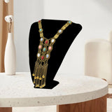 Maxbell Bohemian Pendant Necklace Sweater Chain Vintage Personalized for Women Girls Gold