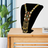 Maxbell Bohemian Pendant Necklace Sweater Chain Vintage Personalized for Women Girls Gold