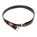 Maxbell Medieval O Ring Belt PU Fashion Decoration for Shirts Parties Women Brown