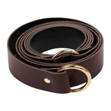 Maxbell Medieval O Ring Belt PU Fashion Decoration for Shirts Parties Women Brown