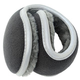 Maxbell Earmuffs Premium Fleece Warm Winter Ear Muffs Ear Warmers for Biking Skating Gray