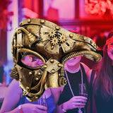 Maxbell Creative Punk Cover Cosplay Costume Props for Party Carnival Decoration Antique Copper