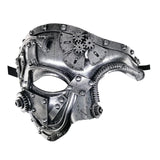 Maxbell Creative Punk Cover Cosplay Costume Props for Party Carnival Decoration Antique Argent