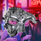 Maxbell Creative Punk Cover Cosplay Costume Props for Party Carnival Decoration Antique Argent