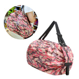 Maxbell Shopping Bags Foldable Waterproof Grocery Bags Travel Storage Bag Pink