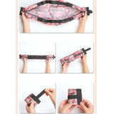 Maxbell Shopping Bags Foldable Waterproof Grocery Bags Travel Storage Bag Pink