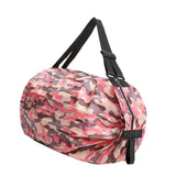 Maxbell Shopping Bags Foldable Waterproof Grocery Bags Travel Storage Bag Pink