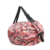 Maxbell Shopping Bags Foldable Waterproof Grocery Bags Travel Storage Bag Pink