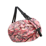 Maxbell Shopping Bags Foldable Waterproof Grocery Bags Travel Storage Bag Pink