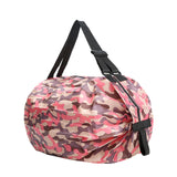 Maxbell Shopping Bags Foldable Waterproof Grocery Bags Travel Storage Bag Pink