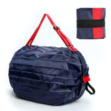 Maxbell Shopping Bags Foldable Waterproof Grocery Bags Travel Storage Bag Blue