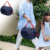 Maxbell Shopping Bags Foldable Waterproof Grocery Bags Travel Storage Bag Blue