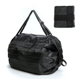 Maxbell Shopping Bags Foldable Waterproof Grocery Bags Travel Storage Bag Black