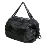 Maxbell Shopping Bags Foldable Waterproof Grocery Bags Travel Storage Bag Black