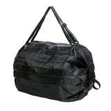 Maxbell Shopping Bags Foldable Waterproof Grocery Bags Travel Storage Bag Black