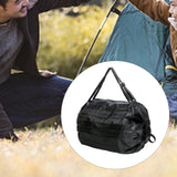 Maxbell Shopping Bags Foldable Waterproof Grocery Bags Travel Storage Bag Black
