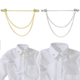 Maxbell Brooch Tassel Chain Clip Clothes Accessories Lapel Pin Brooches Pins Gift Aureate