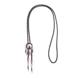 Maxbell PU Bolo Tie Necktie Western Cowboy Dresses Decoration Shirts Wedding Dancing