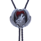 Maxbell PU Western Bolo Tie Necktie Neck Rope Adjustable Pendant Women Men